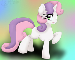 Size: 2000x1600 | Tagged: safe, artist:derpfacederpy, sweetie belle, g4, female, solo