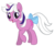 Size: 896x750 | Tagged: safe, artist:cyberzerop, twilight, g1, g4, female, g1 to g4, generation leap, simple background, solo, tail bow, transparent background, vector