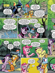 Size: 720x960 | Tagged: safe, idw, official comic, applejack, fluttershy, king sombra, pinkie pie, rainbow dash, rarity, twilight sparkle, alicorn, dragon, earth pony, pegasus, pony, unicorn, g4, spoiler:comic, spoiler:comic20, comic, female, good king sombra, idw advertisement, male, mane six, mare, preview, reflections drama, stallion, twilight sparkle (alicorn)
