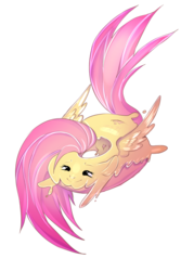 Size: 1280x1920 | Tagged: safe, artist:tesuai, fluttershy, food pony, original species, g4, donut, female, simple background, solo, transparent background