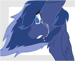 Size: 624x507 | Tagged: source needed, safe, artist:discordedluna, princess luna, g4, crying, discorded, female, solo