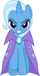 Size: 4000x7516 | Tagged: safe, artist:jeatz-axl, trixie, pony, unicorn, g4, absurd resolution, female, glare, grin, looking at you, mare, simple background, smiling, solo, transparent background, vector