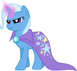 Size: 4314x4000 | Tagged: safe, artist:jeatz-axl, trixie, pony, unicorn, g4, absurd resolution, female, glare, magic, mare, simple background, smiling, smirk, solo, transparent background, vector