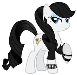 Size: 600x580 | Tagged: safe, artist:jennieoo, oc, oc only, oc:midnight radio, pony, g4, lena hall, ponified, recolor, show accurate, solo