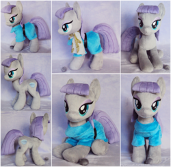 Size: 1230x1202 | Tagged: safe, artist:buttercupbabyppg, boulder (g4), maud pie, g4, clothes, dress, irl, photo, plushie