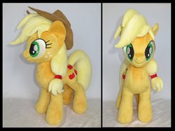 Size: 1034x773 | Tagged: safe, artist:fireflytwinkletoes, applejack, g4, irl, photo, plushie