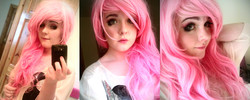 Size: 2500x1000 | Tagged: safe, artist:saoiirse, fluttershy, human, g4, cosplay, irl, irl human, makeup, photo, solo