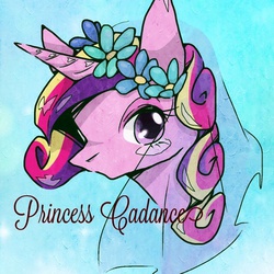 Size: 640x641 | Tagged: safe, artist:momo1, princess cadance, g4, female, pixiv, solo