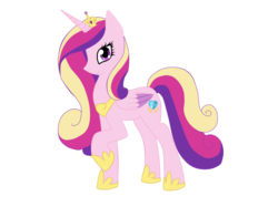 Size: 1200x899 | Tagged: safe, artist:aschenstern, princess cadance, alicorn, pony, g4, female, mare, raised hoof, simple background, solo, transparent background