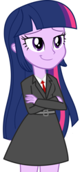 Size: 2641x5536 | Tagged: safe, artist:nuke928, twilight sparkle, equestria girls, g4, business suit, clothes, female, formal wear, necktie, sexy, solo, stupid sexy twilight, suit