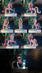 Size: 1200x2055 | Tagged: safe, artist:alisterosenheim, princess cadance, g4, crystal heart, female, sculpture, solo