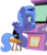 Size: 2571x3000 | Tagged: safe, artist:ex-machinart, princess luna, alicorn, pony, gamer luna, g4, arcade game, female, filly, high res, simple background, solo, transparent background, vector, woona, younger