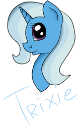 Size: 982x1523 | Tagged: safe, artist:askhumanyunicorn, trixie, pony, unicorn, g4, female, mare, profile, solo