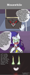 Size: 1280x3096 | Tagged: safe, artist:somescrub, rarity, anthro, ask nudist sweetie belle, g4, alicorn amulet, possessed