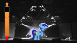 Size: 1500x844 | Tagged: safe, minuette, pony, unicorn, g4, female, pass, performance, singing, solo