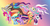 Size: 2154x1128 | Tagged: safe, artist:vaiya, applejack, discord, fluttershy, pinkie pie, rainbow dash, rarity, twilight sparkle, alicorn, earth pony, pegasus, pony, unicorn, g4, 2014, abstract background, female, gradient background, hat, male, mane six, mare, rainbow power, raised hoof, twilight sparkle (alicorn)