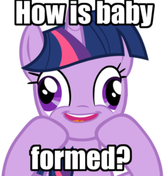 Size: 862x926 | Tagged: safe, twilight sparkle, g4, baby, derp, dwight spergle, faic, female, how is babby formed, i dont even, simple background, solo, text, transparent background, twologht sporkle, wat