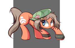 Size: 1280x823 | Tagged: safe, artist:turtlefarminguy, hat, may, pokémon, ponified, solo