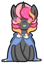 Size: 257x377 | Tagged: safe, artist:champagne-horse, oc, oc only, oc:allsort, pony, unicorn, solo