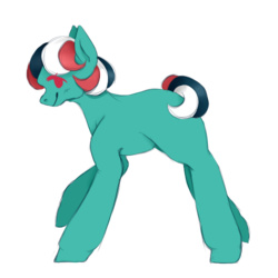 Size: 500x500 | Tagged: safe, artist:champagne-horse, oc, oc only, oc:snow white, blank flank, solo