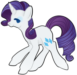 Size: 415x404 | Tagged: safe, artist:champagne-horse, rarity, g4, female, solo