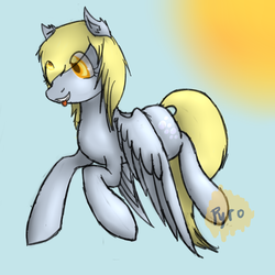 Size: 3500x3500 | Tagged: safe, artist:burningmyelectronics, derpy hooves, pegasus, pony, g4, female, high res, mare, solo