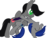 Size: 5000x3785 | Tagged: safe, artist:chip, oc, oc only, oc:aux, oc:hekesuh, bat pony, pony, dancing, male, simple background, smiling, transparent background, trap, vector