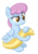 Size: 1584x2232 | Tagged: safe, artist:thecheeseburger, cloud showers, pony, g4, background pony, solo, unbrella drops