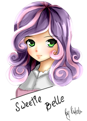 Size: 1800x2480 | Tagged: safe, artist:l1nkoln, sweetie belle, human, g4, female, humanized, older, solo