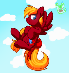 Size: 1700x1800 | Tagged: safe, artist:scribblerex, oc, oc only, oc:lazy bows, pegasus, pony, solo