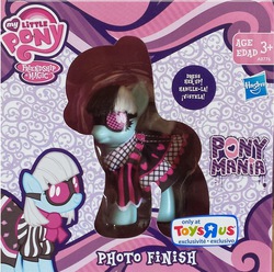 Size: 1600x1590 | Tagged: safe, photo finish, g4, official, box, brushable, irl, photo, ponymania, solo, toy