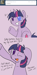 Size: 646x1300 | Tagged: safe, artist:lustrous-dreams, twilight sparkle, ask filly twilight, g4, ask, comic, female, filly, solo, tumblr, younger