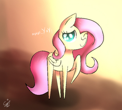 Size: 620x560 | Tagged: safe, artist:sashapie400, fluttershy, g4, cute, female, solo