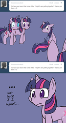 Size: 650x1200 | Tagged: safe, artist:lustrous-dreams, twilight sparkle, ask filly twilight, g4, ask, comic, female, filly, self ponidox, solo, tumblr, younger