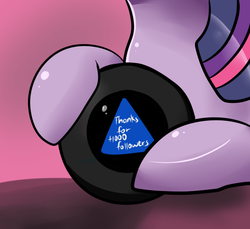 Size: 600x550 | Tagged: safe, artist:lustrous-dreams, twilight sparkle, ask filly twilight, g4, ask, female, filly, magic 8 ball, solo, tumblr, younger