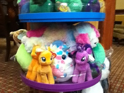 Size: 960x720 | Tagged: safe, applejack, twilight sparkle, g4, irl, photo, plushie, ty