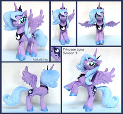 Size: 927x861 | Tagged: safe, artist:makeitsew, princess luna, g4, irl, photo, plushie, s1 luna, solo