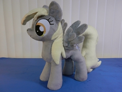 Size: 2000x1501 | Tagged: safe, artist:equestriaplush, derpy hooves, pegasus, pony, g4, female, irl, mare, photo, plushie, solo