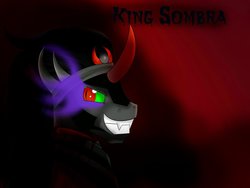 Size: 1024x768 | Tagged: safe, artist:princess-rarity12, king sombra, umbrum, g4, male, solo, wallpaper