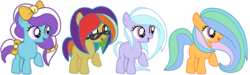 Size: 1069x320 | Tagged: safe, artist:ponyadopts4u, oc, oc only, adoptable, adopted, filly