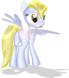 Size: 515x578 | Tagged: safe, artist:waterlilly1207, derpy hooves, pegasus, pony, g4, 3d, female, mare, solo