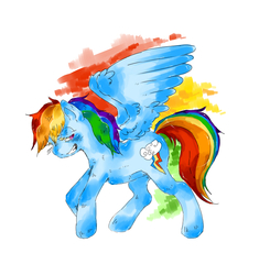 Size: 705x750 | Tagged: safe, artist:the-blue-jay, rainbow dash, g4, female, pixiv, solo