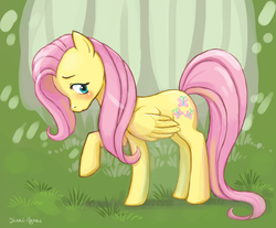 Size: 900x746 | Tagged: safe, artist:shani-hyena, fluttershy, pegasus, pony, g4, female, mare, solo