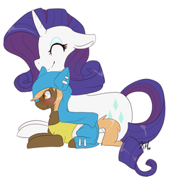 Size: 2069x2149 | Tagged: safe, artist:oddends, rarity, pony, g4, colt, crossover, fanfic, female, foal, high res, mare, wakfu, yugo