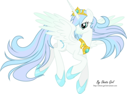 Size: 1024x758 | Tagged: safe, artist:shinta-girl, oc, oc only, oc:frozen rose, alicorn, pony, alicorn oc, princess, solo