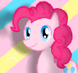 Size: 626x588 | Tagged: safe, artist:silky-cotton, pinkie pie, g4, female, solo