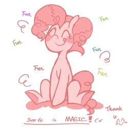 Size: 2048x2048 | Tagged: safe, artist:zaininn, pinkie pie, g4, female, high res, pixiv, solo