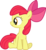 Size: 4091x4401 | Tagged: dead source, safe, artist:overdriv3n, apple bloom, g4, absurd resolution, adorabloom, cute, female, simple background, sitting, solo, transparent background, vector