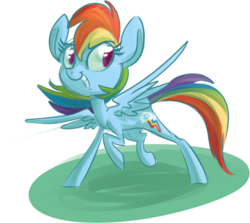 Size: 847x756 | Tagged: safe, artist:ponygoggles, rainbow dash, g4, female, solo