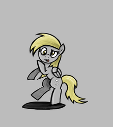 Size: 1293x1456 | Tagged: safe, artist:sevoohypred, derpy hooves, pony, g4, bipedal, female, solo